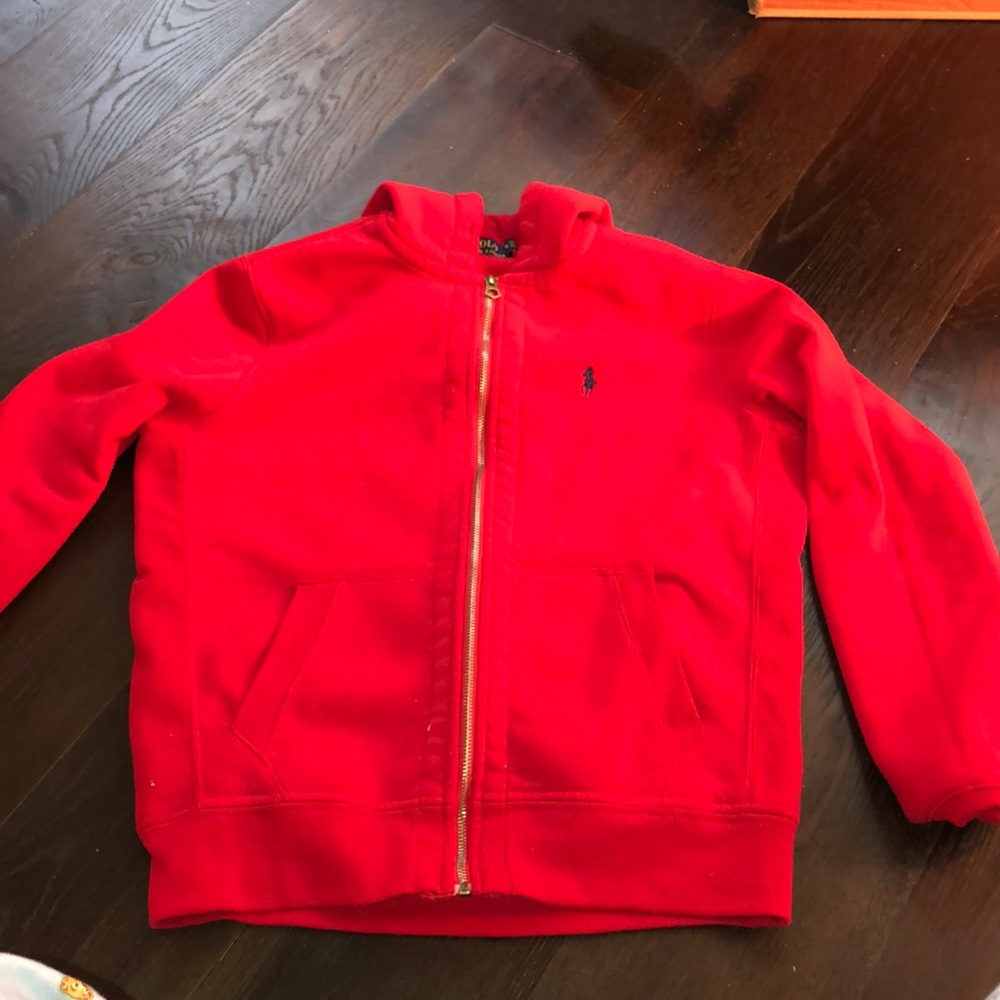 Red Polo Hoodie